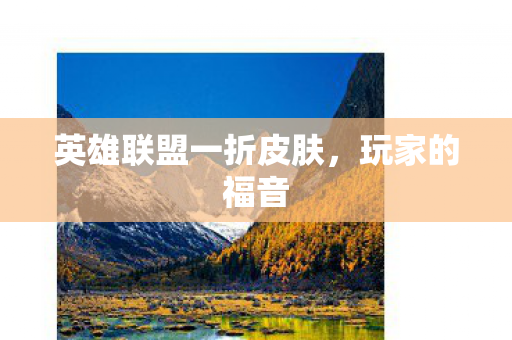 英雄联盟一折皮肤图片