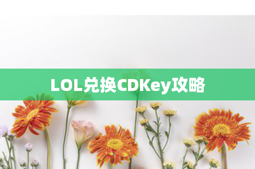 LOL兑换CDKey攻略图片