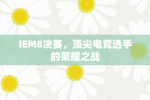 顶尖电竞选手的荣耀之战图片