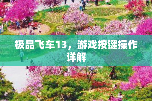 游戏按键操作详解图片