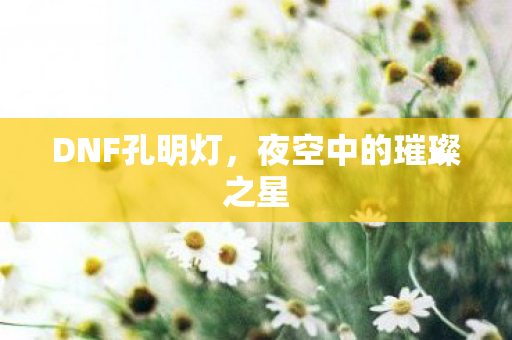 夜空中的璀璨之星图片