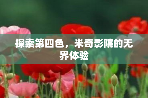 米奇影院的无界体验图片