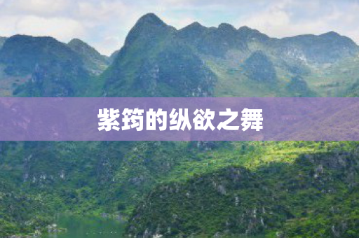 紫筠的纵欲之舞图片