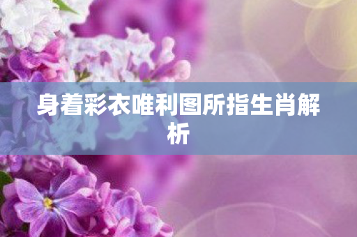 身着彩衣唯利图所指生肖解析图片