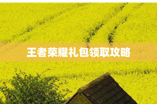 王者荣耀礼包领取攻略图片