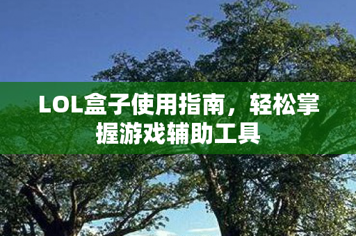 轻松掌握游戏辅助工具图片