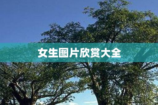 女生图片欣赏大全图片