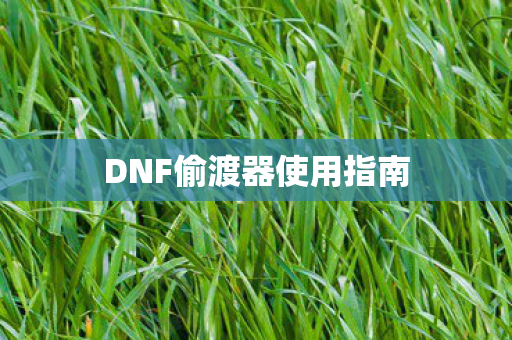 DNF偷渡器使用指南图片