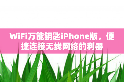 WiFi万能钥匙iPhone版图片