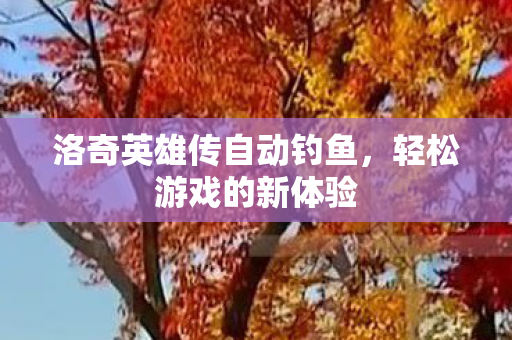 洛奇英雄传自动钓鱼图片