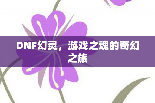 游戏之魂的奇幻之旅图片