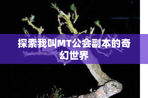 探索我叫MT公会副本的奇幻世界图片
