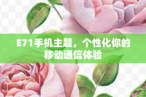 个性化你的移动通信体验图片