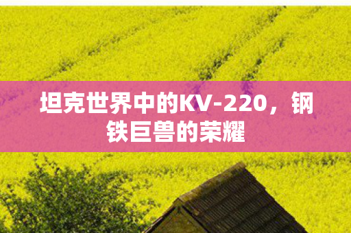 坦克世界中的KV图片