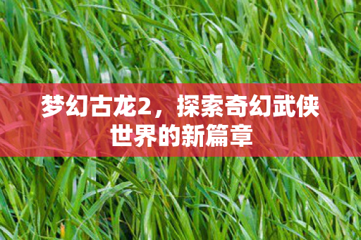 探索奇幻武侠世界的新篇章图片