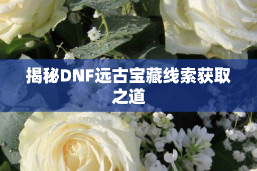 揭秘DNF远古宝藏线索获取之道图片