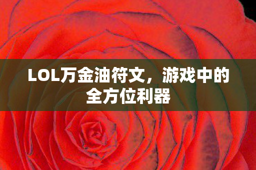 游戏中的全方位利器图片