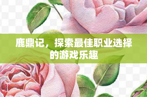 探索最佳职业选择的游戏乐趣图片