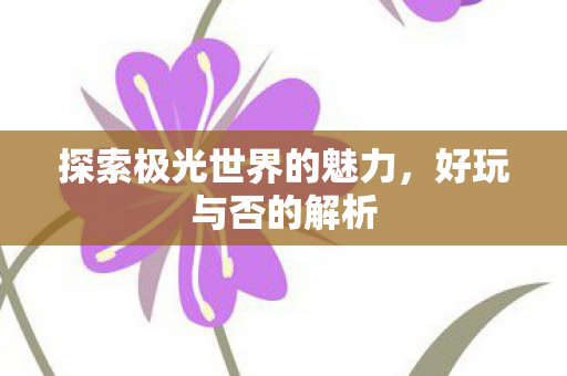 探索极光世界的魅力图片