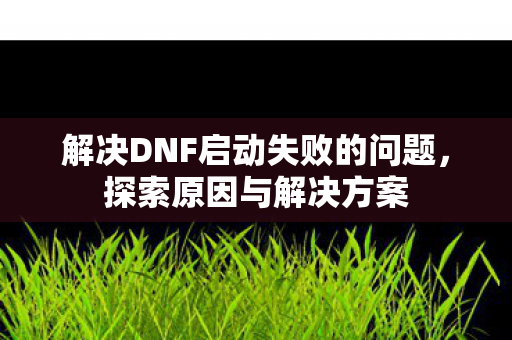 解决DNF启动失败的问题图片