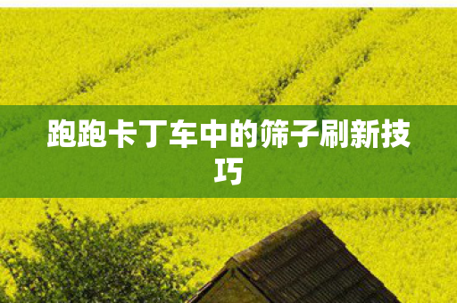 跑跑卡丁车中的筛子刷新技巧图片