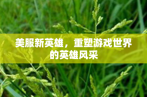 重塑游戏世界的英雄风采图片