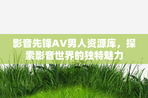 影音先锋AV男人资源库图片
