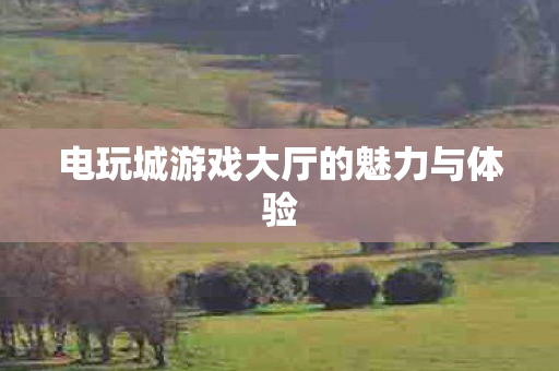 电玩城游戏大厅的魅力与体验图片