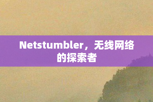 Netstumbler图片