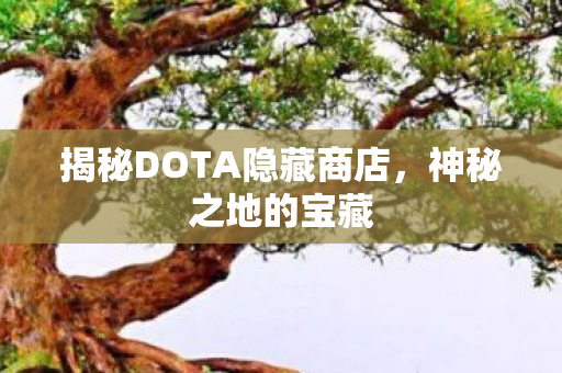 揭秘DOTA隐藏商店图片