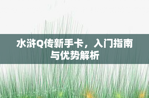 入门指南与优势解析图片