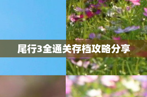 尾行3全通关存档攻略分享图片