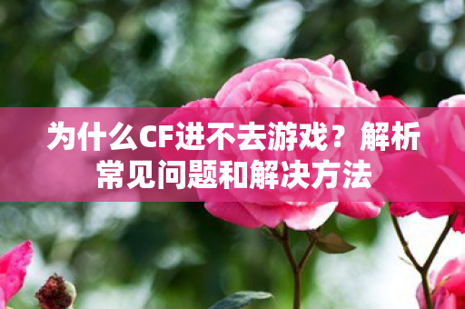 解析常见问题和解决方法图片