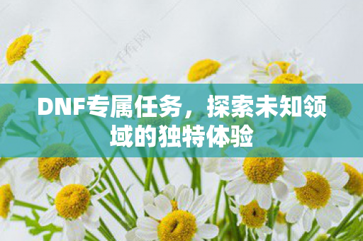 探索未知领域的独特体验图片