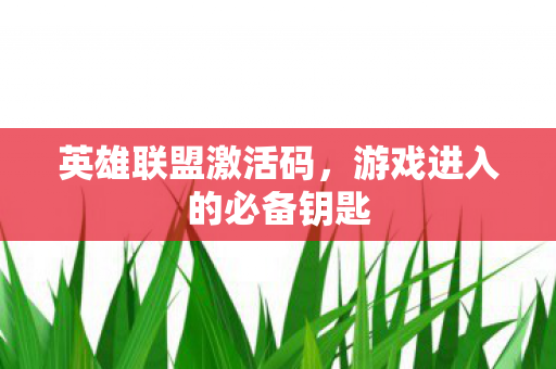 游戏进入的必备钥匙图片
