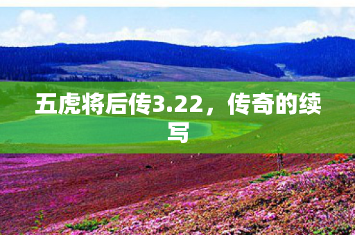 五虎将后传3图片