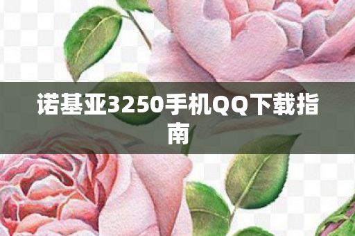 诺基亚3250手机QQ下载指南图片