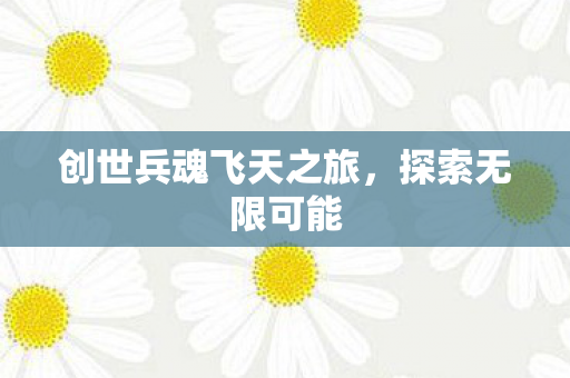 创世兵魂飞天之旅图片