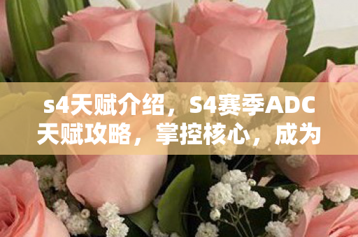 S4赛季ADC天赋攻略图片