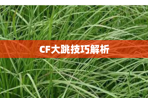 CF大跳技巧解析图片