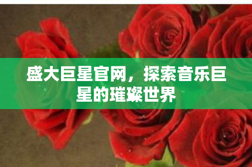 探索音乐巨星的璀璨世界图片