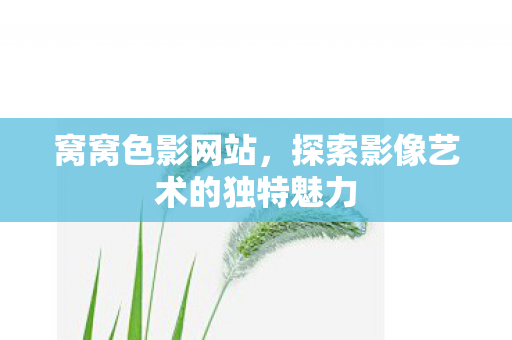 探索影像艺术的独特魅力图片