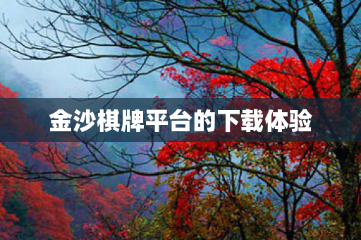 金沙棋牌平台的下载体验图片