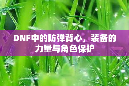装备的力量与角色保护图片