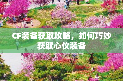 如何巧妙获取心仪装备图片
