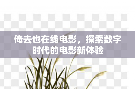 探索数字时代的电影新体验图片