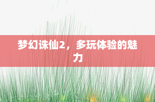 多玩体验的魅力图片