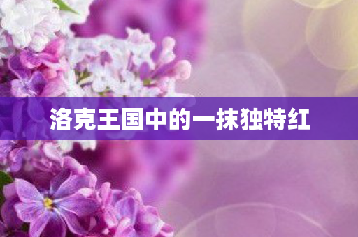 洛克王国中的一抹独特红图片