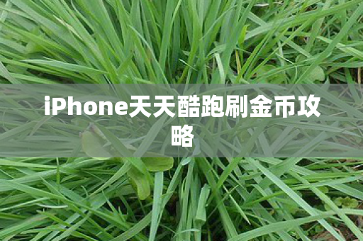 iPhone天天酷跑刷金币攻略图片