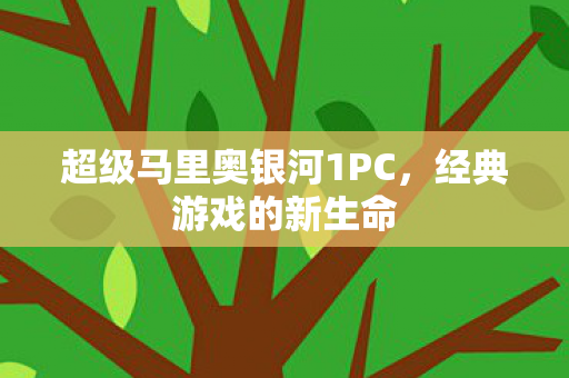 超级马里奥银河1PC图片